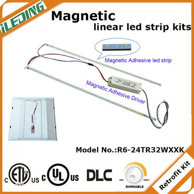 Ahorro de energía atenuante LED magnético 5CCT 3P Seleccionable Instalación rápida Kit de adaptación lineal