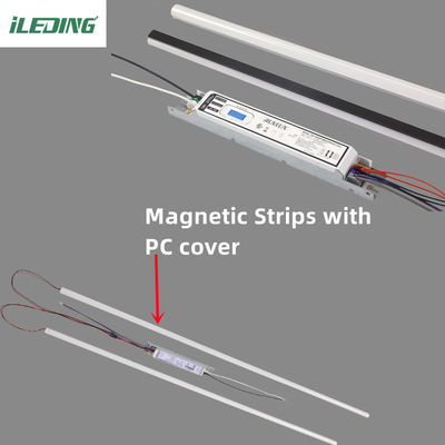 Kit de adaptación lineal magnético LED duradero con 50000 horas de trabajo y flujo luminoso de 5075lm
