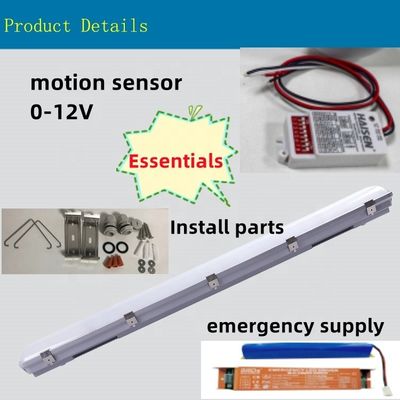 Garage 155W 4FT impermeable para la industria LED Vapor Tight High Bay con 50000 horas de trabajo