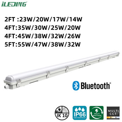 AC 220V ± 10% IP67 impermeable de plástico LED de vapor de garaje de luces ajustadas de 45W para el pasillo