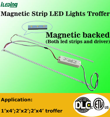 120-277V / 120-347V Retrofit de trofer LED 3CCT 3Power Kit de retrofit magnético lineal seleccionable