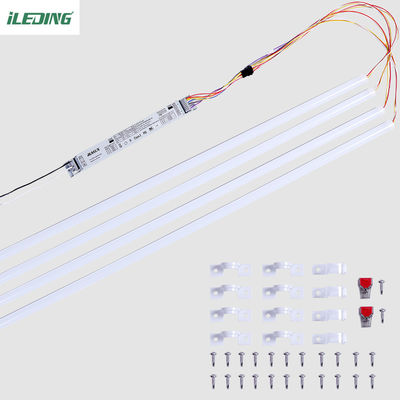Control remoto LED Kit de reequipamiento lineal de la carcasa de extrusión del canal con longitud de 4FT y cubierta de PC