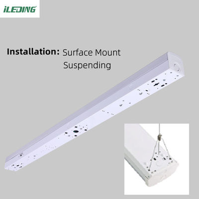 Control de sensores 2FT 4FT 8FT Led Lineal Batten Light 35w 46w 65w Accesorio de iluminación de tienda 120-347V