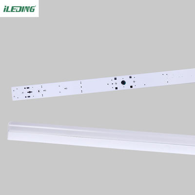 Control de sensores 2FT 4FT 8FT Led Lineal Batten Light 35w 46w 65w Accesorio de iluminación de tienda 120-347V