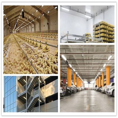 5FT IP66 LED Tri Proof Fixture Vapor Tight Dimmable Light 55W AC 110V ± 10%