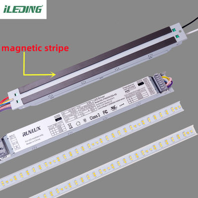 Material de PC Kit de adaptación lineal de LED de montaje magnético Luz LED 140Lm/W 2FT 25W 20W 15W
