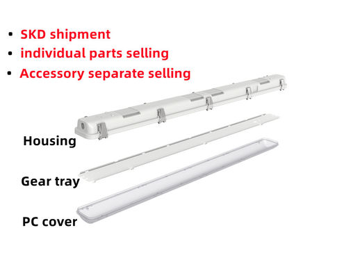 5- 4FT Led Vapot Estricta lineal Tri-proof de almacenamiento de luz de luminarias de la vivienda para el comercio