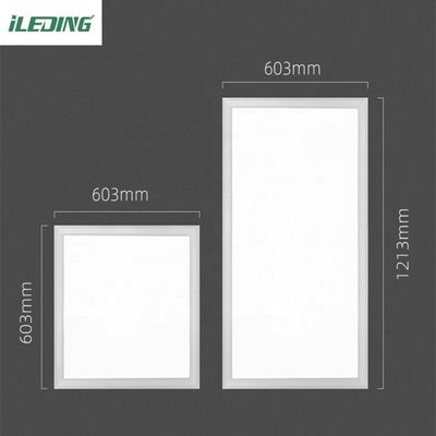 Iluminación de oficina con sensor de movimiento 2x4 Edge-Lit 1200x600 Flat Dimmable LED Panel Square Light 30W/40W/50W