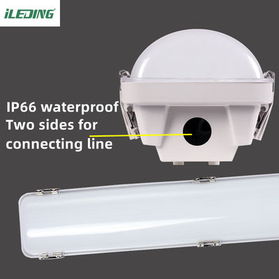 4FT Taller LED Vapor Tight Garage Light Fixture Temperatura de color de luz diurna y clasificación de impermeabilidad IP66