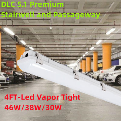 4FT 46W Lámpara lineal LED de vapor Iluminación de garaje ajustada Vida útil de trabajo 50000 horas