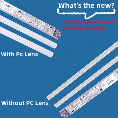 2FT 25W sintonizable CCT Led retrofit lineal magnético Kit PC Lente para iluminación personalizable