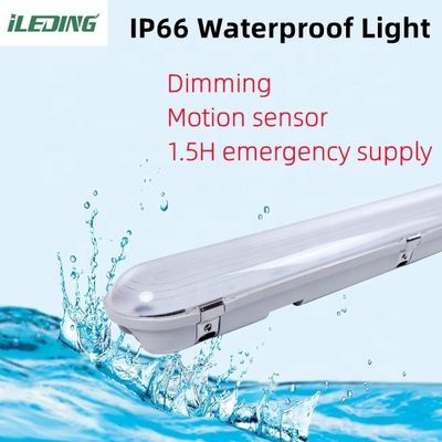 Instalación de techo 110W 8FT Led Triproof Weatherproof Vapor Tight Light para granja