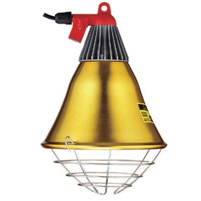 Lámpara de calefacción de aleación infrarroja para granjas de pollos Soluciones de iluminación adecuadas Servicio