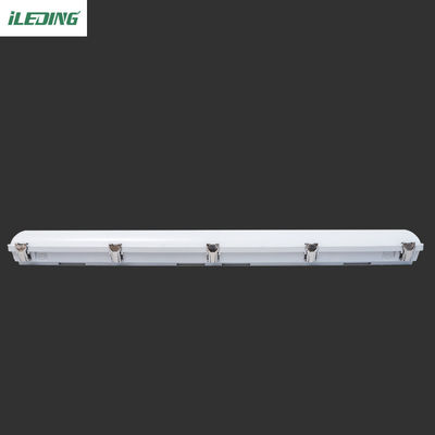 Clip de cierre de policarbonato gris 4FT 46W LED Vapor Tight Light Fixture para almacén
