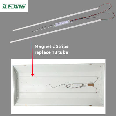 Kit de adaptación lineal con luz LED magnética en tamaño 2FT 4FT