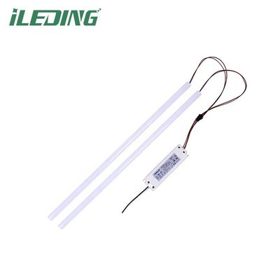 Kit de adaptación lineal de trofer magnético blanco con retrofit de LED con índice de reproducción de color Ra 80