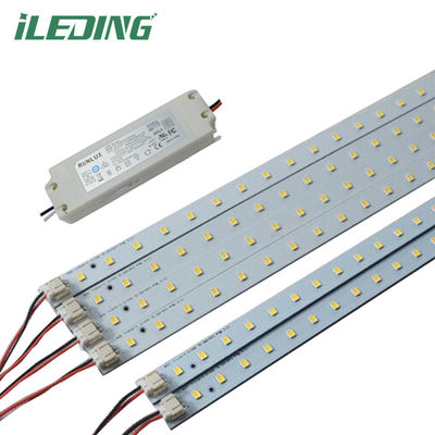 160lm/w Material magnético 2' X 4' Troffer Kit de adaptación lineal para el conductor de montaje magnético