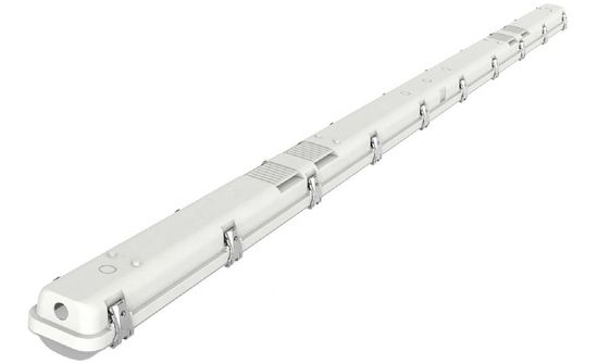 5.5kg Peso del producto 8FT 90W 110W Almacenamiento de alimentos LED Vapor lácteo luz estrecha Tri Proof luminarias