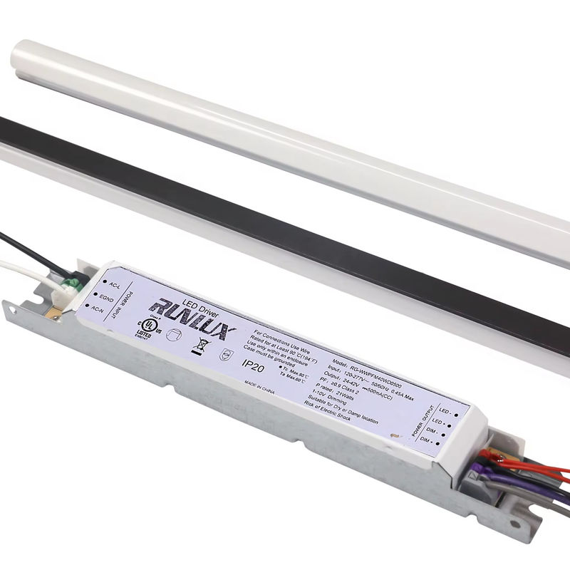 Ahorro de energía atenuante LED magnético 5CCT 3P Seleccionable Instalación rápida Kit de adaptación lineal