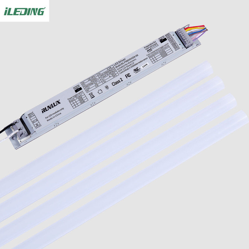 Control remoto LED Kit de reequipamiento lineal de la carcasa de extrusión del canal con longitud de 4FT y cubierta de PC