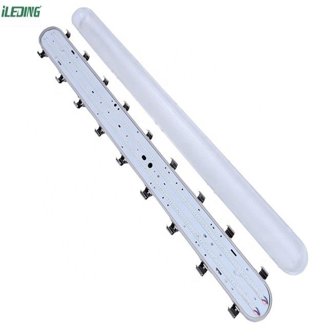 65W Led Workshop Light Con Sensor de Movimiento PC cubierta con helado Tri-proof Vapor Tight Light