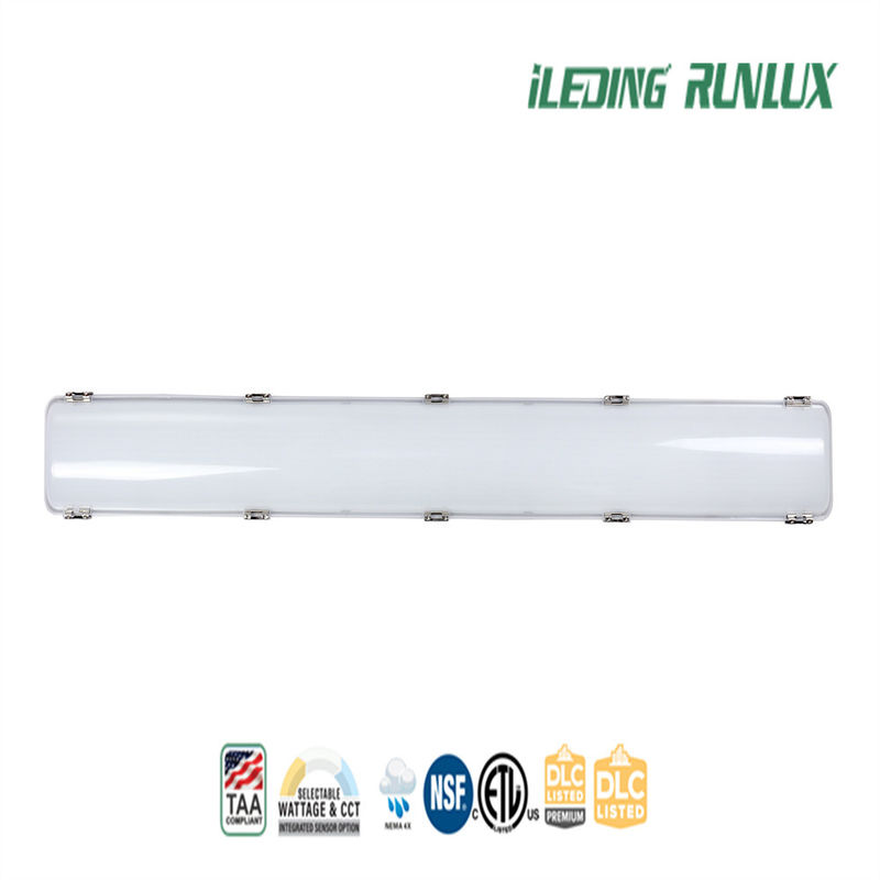 Luz triproof LED seleccionable con lente de policarbonato y atenuación de 0-10V